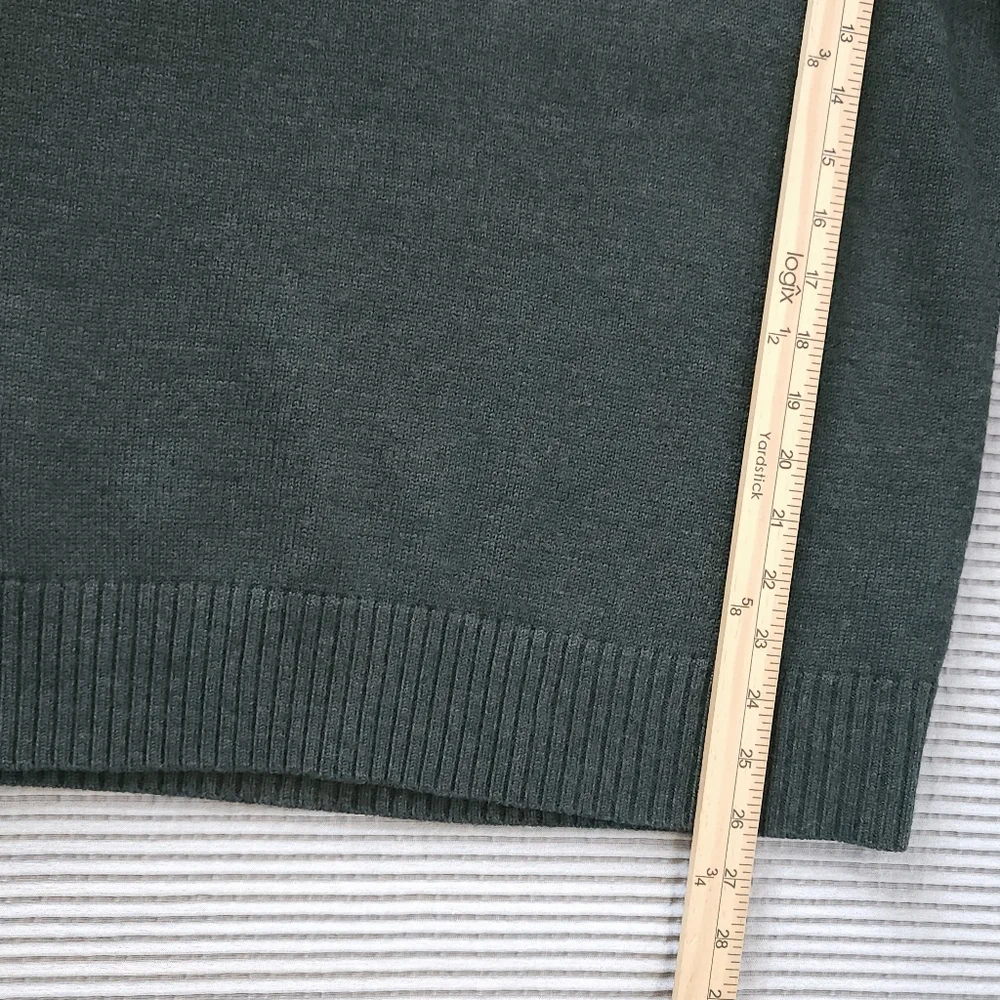 Banana Republic Merino‎ Wool Military Sweater Meduim Green Gorpcore Utility